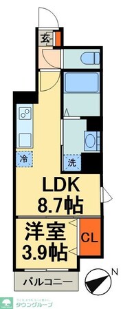 ピーニャ市川の物件間取画像